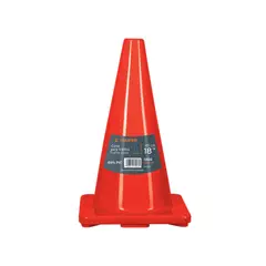 TRUPER - Cono de seguridad precaución de 45 cm de PVC,