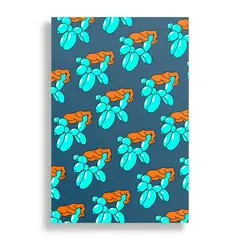 KUSTOMIT - Cuadro Decorativo Aluminio 20x30 - Globo fts azul