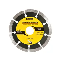 UYUSTOOLS - Disco Diamantado Segmentado 4 1/2" (SECO) Profesional