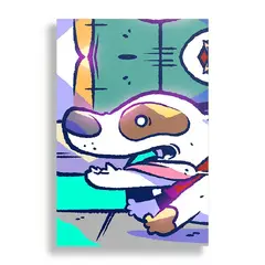 KUSTOMIT - Cuadro Decorativo Aluminio 20x30 - Skate