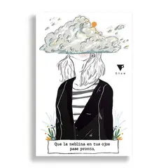 KUSTOMIT - Cuadro Decorativo Aluminio 20x30 - Neblina en tus ojos