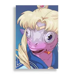 KUSTOMIT - Cuadro Decorativo Aluminio 20x30 - Sailor branquias