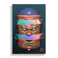 KUSTOMIT - Cuadro Decorativo Aluminio 20x30 - Ukukuhead