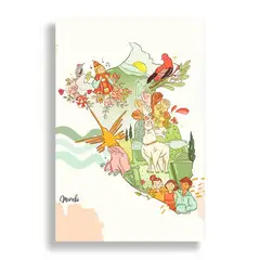 KUSTOMIT - Cuadro Decorativo Aluminio 20x30 - Mi querido Perú