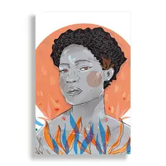 KUSTOMIT - Cuadro Decorativo Aluminio 20x30 - Candela belleza y fuerza