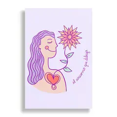 KUSTOMIT - Cuadro Decorativo Aluminio 20x30 - Florecer