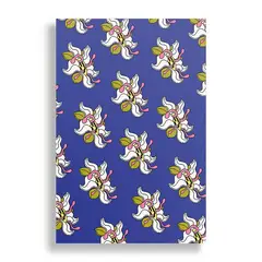 KUSTOMIT - Cuadro Decorativo Aluminio 20x30 - Flor fts azul