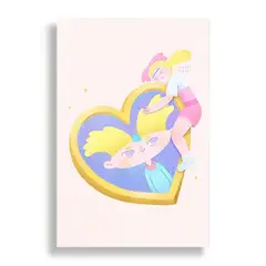 KUSTOMIT - Cuadro Decorativo Aluminio 20x30 - Helga