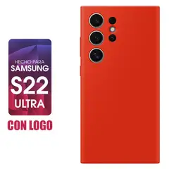 SAMSUNG - Silicone Case Para S22 Ultra Rojo