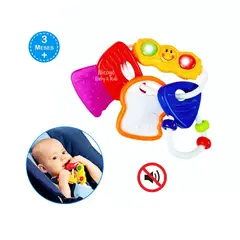 BABY - Juguete Llavero de Mordedor para Bebés con Luces