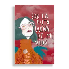 KUSTOMIT - Cuadro Decorativo Aluminio 20x30 - La Dueña