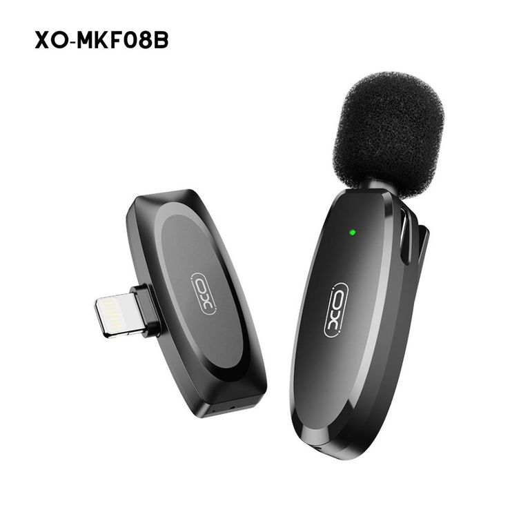 XO-MKF08B Micrófono Wireless con Entrada Lightning AI Noise Reduction