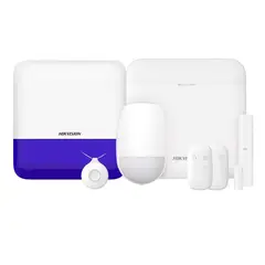 HIKVISION - KIT ALARMA INALAMBRICA HASTA 48 ZONAS ALARMA DS-PWA48-KIT-WB
