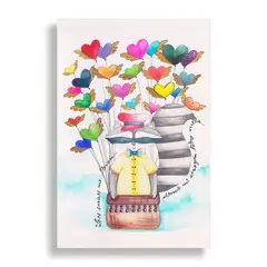 KUSTOMIT - Cuadro Decorativo Aluminio 20x30 - Mapache