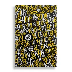 KUSTOMIT - Cuadro Decorativo Aluminio 20x30 - Frase tranquilizadora