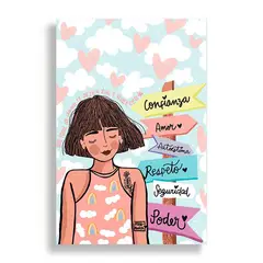 KUSTOMIT - Cuadro Decorativo Aluminio 20x30 - Todos los caminos