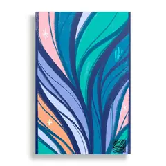 KUSTOMIT - Cuadro Decorativo Aluminio 20x30 - Ondas