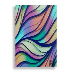 KUSTOMIT - Cuadro Decorativo Aluminio 20x30 - Rainbow