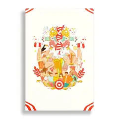 KUSTOMIT - Cuadro Decorativo Aluminio 20x30 - Arriba Perú