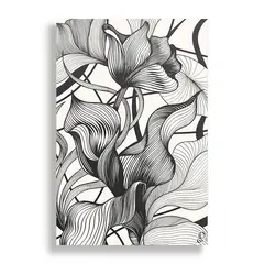 KUSTOMIT - Cuadro Decorativo Aluminio 20x30 - Fantasia floral