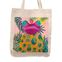 KUSTOMIT - Bolso Tela Tote Bag Cartera Playa - Noviembre