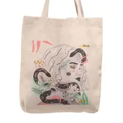 KUSTOMIT - Bolso Tela Tote Bag Cartera Playa - Identidad Natural