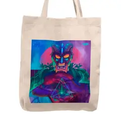 KUSTOMIT - Bolso Tela Tote Bag Cartera Playa - Leaf