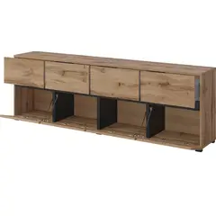 TU MESITA - Aparador Largo moderno Goliat color Macadamia