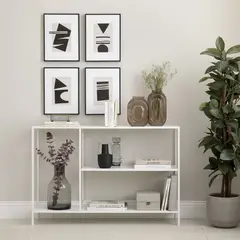 TU MESITA - Recibidor Nórdico Catalina Blanco