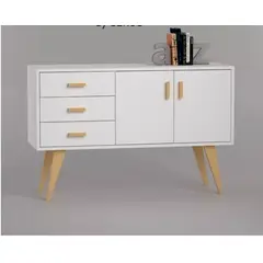 TU MESITA - Aparador Vajillero clásico Waldo color Blanco