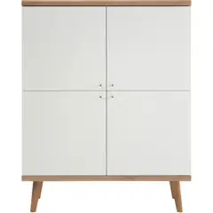 TU MESITA - Aparador Moderno vajillero Benedicto Color BlancoHaya