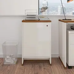 TU MESITA - Aparador moderno 1 puerta Isidro color Blanco