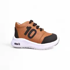 GENERICO - Zapatilla de cuero semi-ortopédico para niño bebé