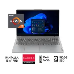 LENOVO - Laptop V15 G4 Ryzen 5-7520U Ram 16GB, Disco SSD 512GB 15.6 "FHD
