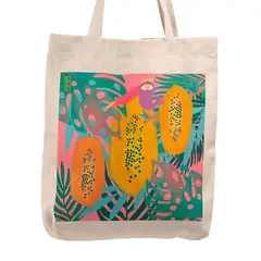 KUSTOMIT - Bolso Tela Tote Bag Cartera Playa - Abril