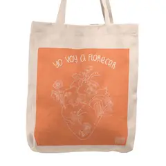 KUSTOMIT - Bolso Tela Tote Bag Cartera Playa - Corazón