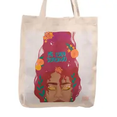 KUSTOMIT - Bolso Tela Tote Bag Cartera Playa - Sanando