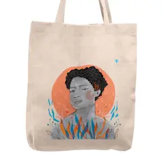 KUSTOMIT - Bolso Tela Tote Bag Cartera Playa - Candela belleza y fuerza