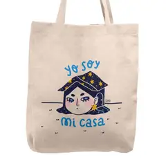 KUSTOMIT - Bolso Tela Tote Bag Cartera Playa - Yo soy mi casa