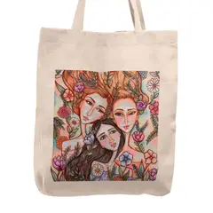 KUSTOMIT - Bolso Tela Tote Bag Cartera Playa - Conexión del Alma