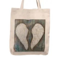 KUSTOMIT - Bolso Tela Tote Bag Cartera Playa - Alas