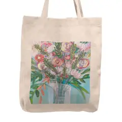 KUSTOMIT - Bolso Tela Tote Bag Cartera Playa - Jarron