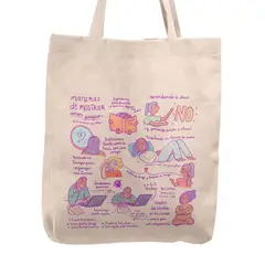 KUSTOMIT - Bolso Tela Tote Bag Cartera Playa - Amor propio