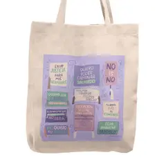 KUSTOMIT - Bolso Tela Tote Bag Cartera Playa - Día de la mujer