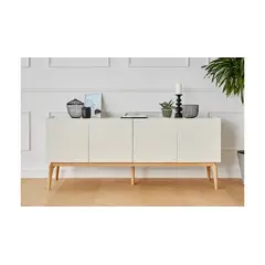 TU MESITA - Aparador Contemporáneo Nina Blanco 200 cm