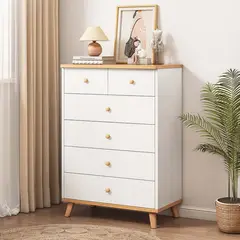 TU MESITA - Aparador Vintage Moderno Vale 6 Cajones