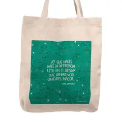 KUSTOMIT - Bolso Tela Tote Bag Cartera Playa - Jane Goodall