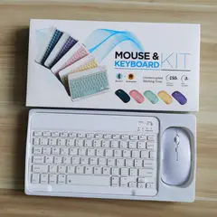 GENERICO - TECLADO Y  MOUSE  SUPER DELGADO BLANCO