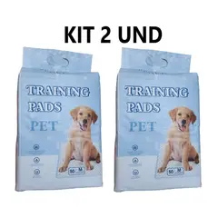 GENERICO - KIT 2 Pañales De Entrenamiento Piso Absorbente 45x60