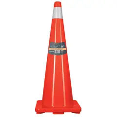 TRUPER - Cono reflectivo de seguridad precaución de 90 cm